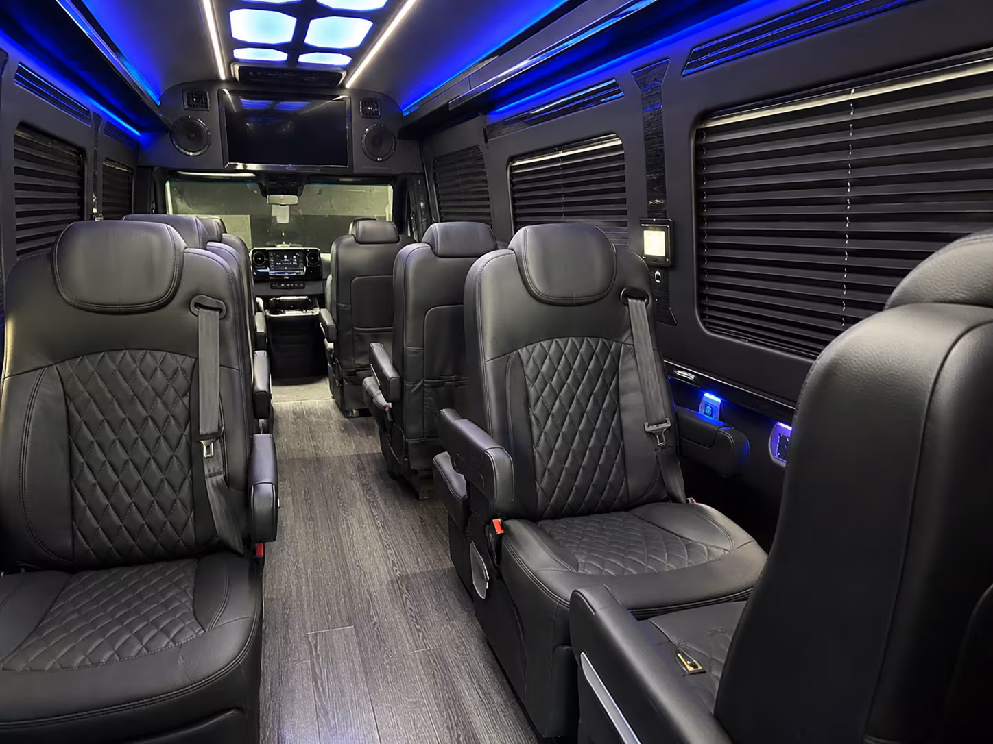 west palm beach 20 passenger sprinter van inside