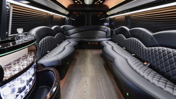 sprinter limousine inside west palm beach